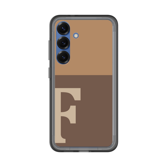 スリムプロテクションプレミアムケース［ オリジナル - initial two tone - F brown ］