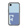 スリムプロテクションプレミアムケース［ オリジナル - initial two tone - F blue ］