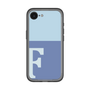 スリムプロテクションプレミアムケース［ オリジナル - initial two tone - F blue ］