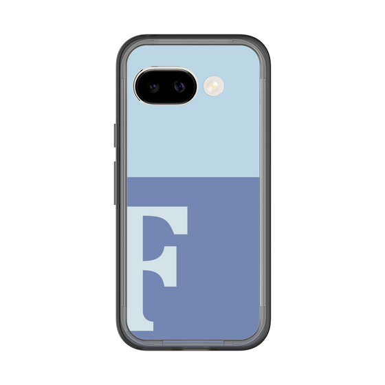 スリムプロテクションプレミアムケース［ オリジナル - initial two tone - F blue ］