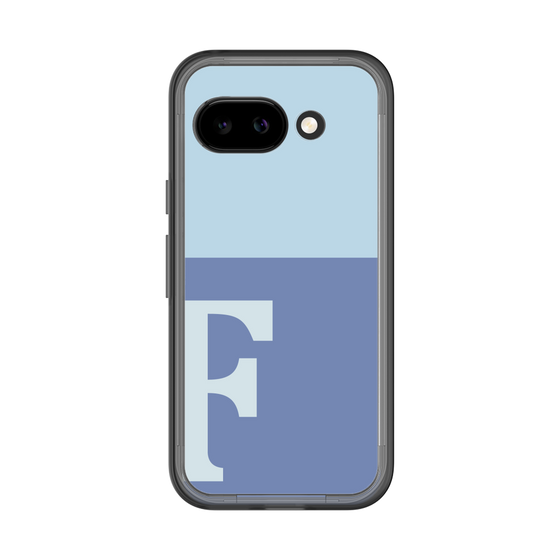 スリムプロテクションプレミアムケース［ オリジナル - initial two tone - F blue ］