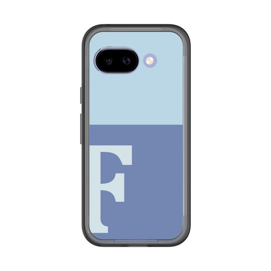 スリムプロテクションプレミアムケース［ オリジナル - initial two tone - F blue ］