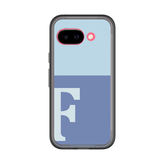 スリムプロテクションプレミアムケース［ オリジナル - initial two tone - F blue ］