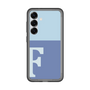 スリムプロテクションプレミアムケース［ オリジナル - initial two tone - F blue ］