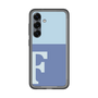 スリムプロテクションプレミアムケース［ オリジナル - initial two tone - F blue ］