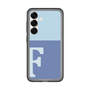 スリムプロテクションプレミアムケース［ オリジナル - initial two tone - F blue ］
