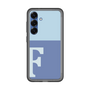 スリムプロテクションプレミアムケース［ オリジナル - initial two tone - F blue ］
