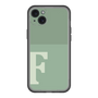 スリムプロテクションプレミアムケース［ オリジナル - initial two tone - F green ］