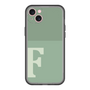 スリムプロテクションプレミアムケース［ オリジナル - initial two tone - F green ］