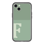 スリムプロテクションプレミアムケース［ オリジナル - initial two tone - F green ］