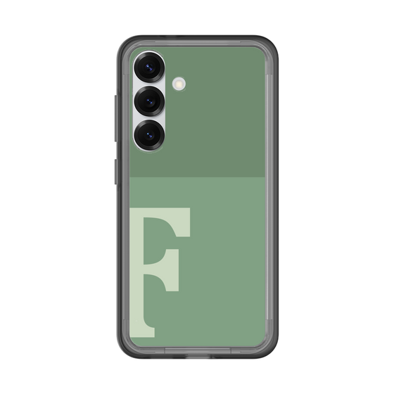 スリムプロテクションプレミアムケース［ オリジナル - initial two tone - F green ］
