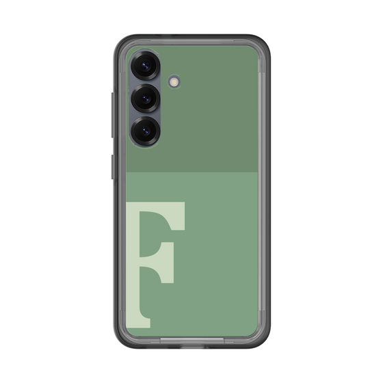 スリムプロテクションプレミアムケース［ オリジナル - initial two tone - F green ］