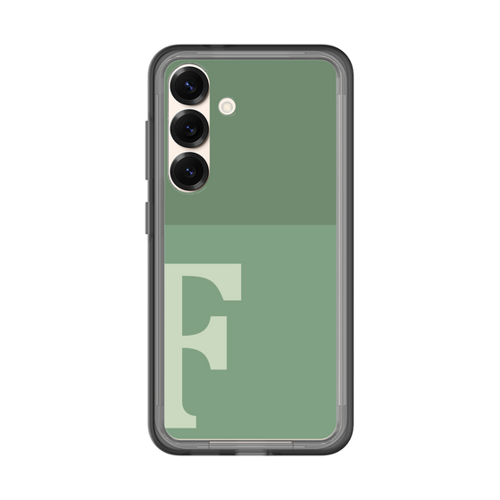 スリムプロテクションプレミアムケース［ オリジナル - initial two tone - F green ］
