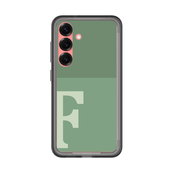 スリムプロテクションプレミアムケース［ オリジナル - initial two tone - F green ］