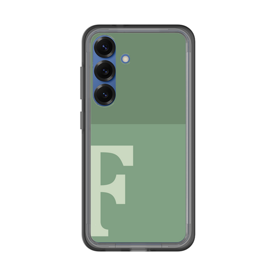 スリムプロテクションプレミアムケース［ オリジナル - initial two tone - F green ］