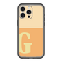 スリムプロテクションプレミアムケース［ オリジナル - initial two tone - G orange ］