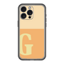 スリムプロテクションプレミアムケース［ オリジナル - initial two tone - G orange ］