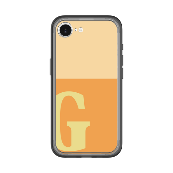 スリムプロテクションプレミアムケース［ オリジナル - initial two tone - G orange ］
