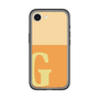スリムプロテクションプレミアムケース［ オリジナル - initial two tone - G orange ］