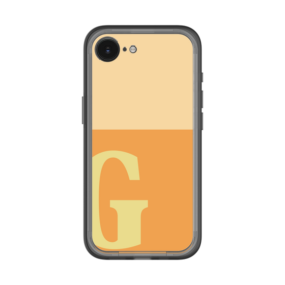 スリムプロテクションプレミアムケース［ オリジナル - initial two tone - G orange ］