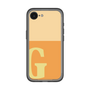 スリムプロテクションプレミアムケース［ オリジナル - initial two tone - G orange ］