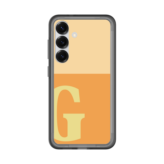 スリムプロテクションプレミアムケース［ オリジナル - initial two tone - G orange ］