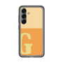 スリムプロテクションプレミアムケース［ オリジナル - initial two tone - G orange ］