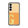 スリムプロテクションプレミアムケース［ オリジナル - initial two tone - G orange ］
