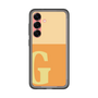 スリムプロテクションプレミアムケース［ オリジナル - initial two tone - G orange ］