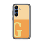 スリムプロテクションプレミアムケース［ オリジナル - initial two tone - G orange ］