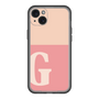 スリムプロテクションプレミアムケース［ オリジナル - initial two tone - G pink ］
