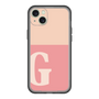 スリムプロテクションプレミアムケース［ オリジナル - initial two tone - G pink ］