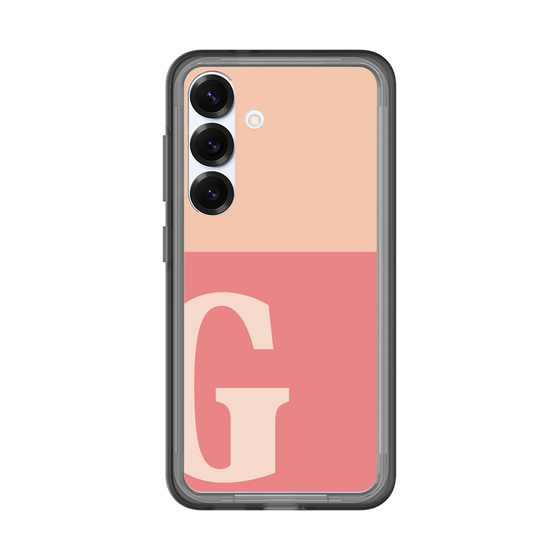 スリムプロテクションプレミアムケース［ オリジナル - initial two tone - G pink ］