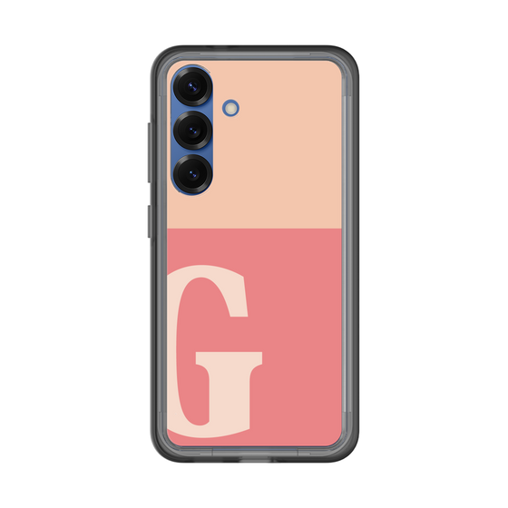 スリムプロテクションプレミアムケース［ オリジナル - initial two tone - G pink ］