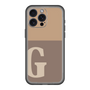 スリムプロテクションプレミアムケース［ オリジナル - initial two tone - G brown ］