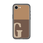 スリムプロテクションプレミアムケース［ オリジナル - initial two tone - G brown ］