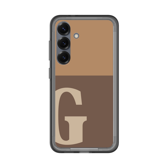 スリムプロテクションプレミアムケース［ オリジナル - initial two tone - G brown ］