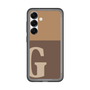 スリムプロテクションプレミアムケース［ オリジナル - initial two tone - G brown ］