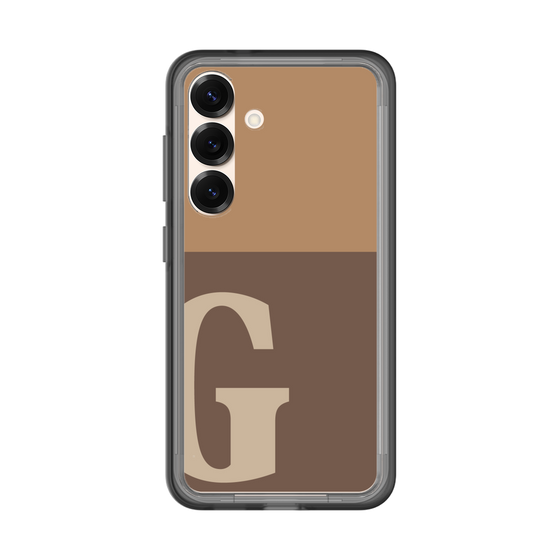スリムプロテクションプレミアムケース［ オリジナル - initial two tone - G brown ］