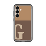 スリムプロテクションプレミアムケース［ オリジナル - initial two tone - G brown ］