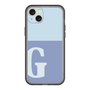 スリムプロテクションプレミアムケース［ オリジナル - initial two tone - G blue ］