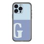 スリムプロテクションプレミアムケース［ オリジナル - initial two tone - G blue ］