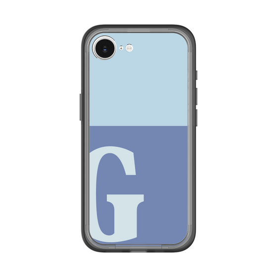 スリムプロテクションプレミアムケース［ オリジナル - initial two tone - G blue ］