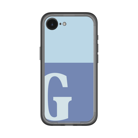 スリムプロテクションプレミアムケース［ オリジナル - initial two tone - G blue ］