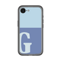 スリムプロテクションプレミアムケース［ オリジナル - initial two tone - G blue ］