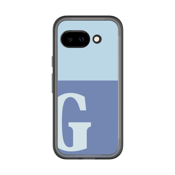 スリムプロテクションプレミアムケース［ オリジナル - initial two tone - G blue ］