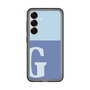 スリムプロテクションプレミアムケース［ オリジナル - initial two tone - G blue ］