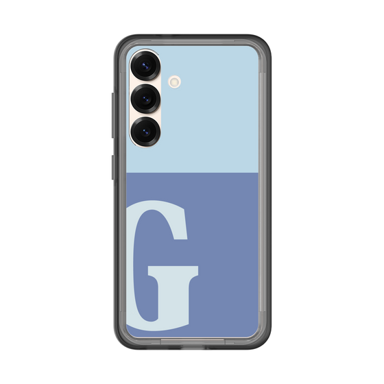 スリムプロテクションプレミアムケース［ オリジナル - initial two tone - G blue ］