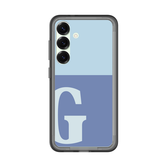 スリムプロテクションプレミアムケース［ オリジナル - initial two tone - G blue ］