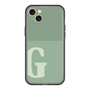 スリムプロテクションプレミアムケース［ オリジナル - initial two tone - G green ］